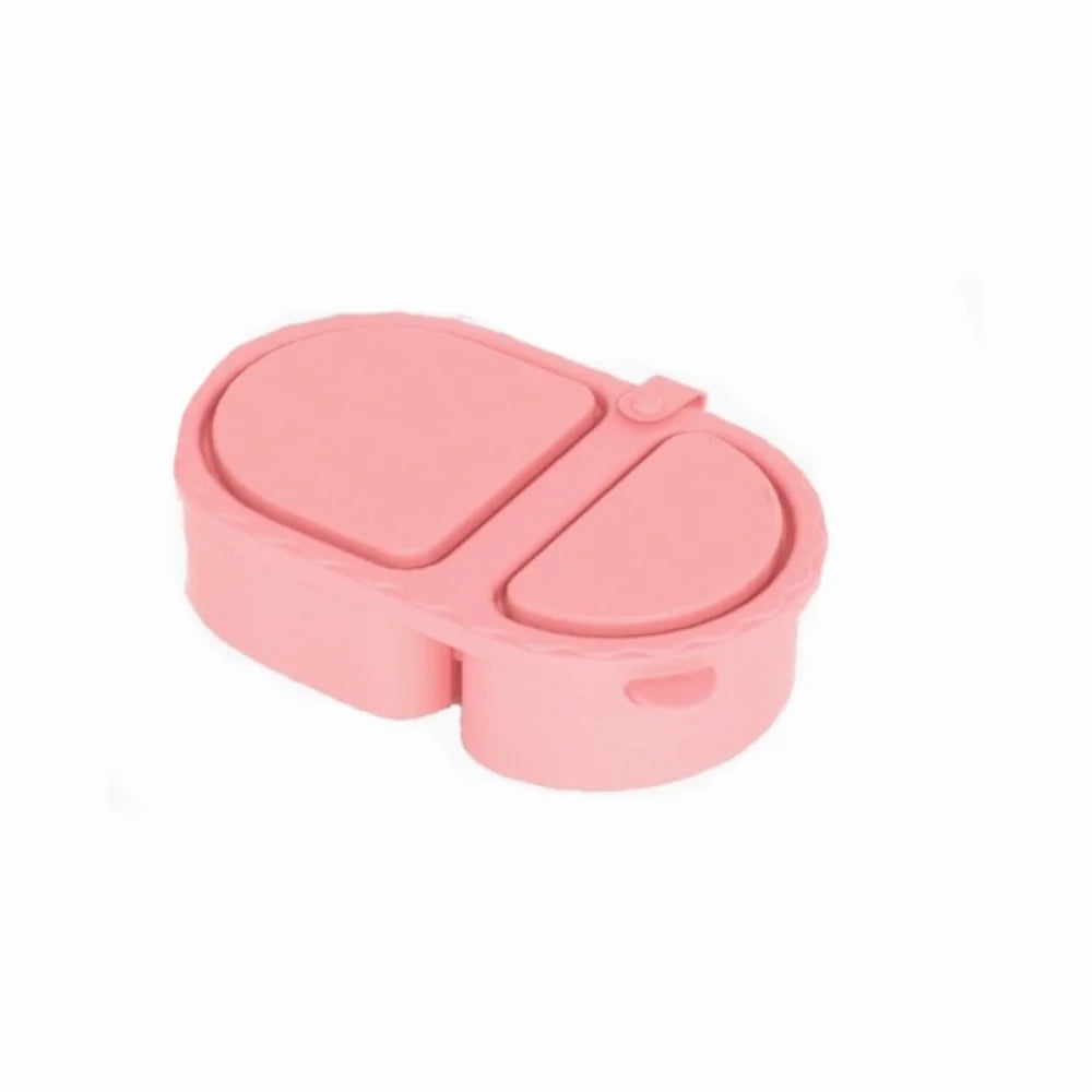Silicone Lunch Box Double Compartment Snack Container | Nixie