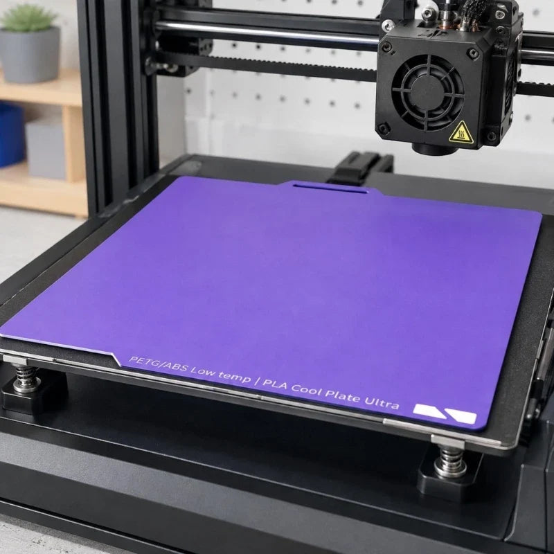 3D Printer Cool Build Plate – Double-Sided Flex Release PLA