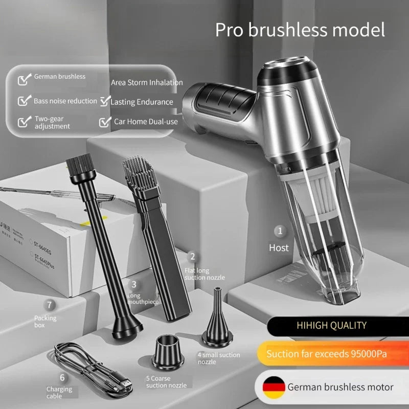 SUITU 120W Cordless Handheld Vacuum & Blower – Car & Home