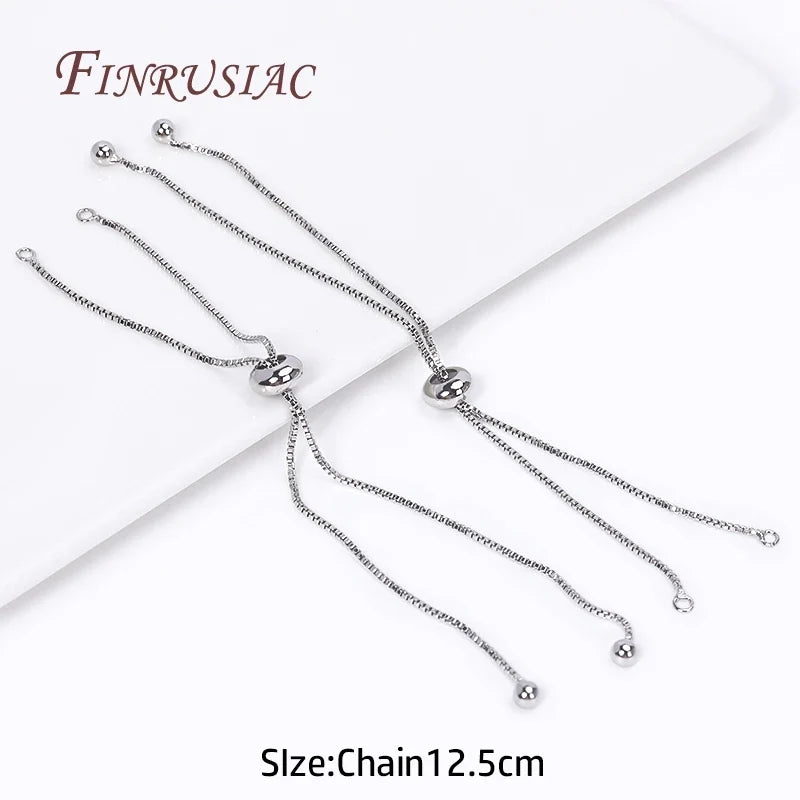 18K Gold Plated Box Chain DIY Bracelet & Necklace Component
