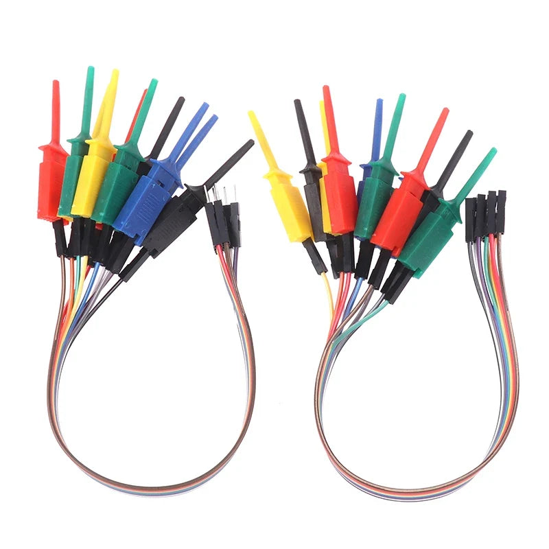 20cm Test Hook Clip Logic Analyzer Probe Cable Clamp Kit