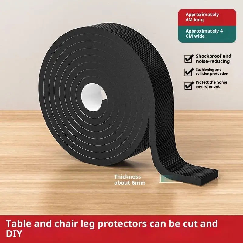 Non-Slip Self-Adhesive Rubber Furniture Pads – Floor Protectors