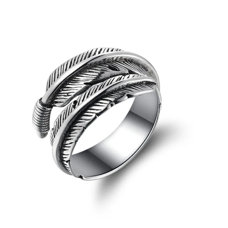 Vintage Punk Adjustable Ring – Eagle Tiger Snake Charm
