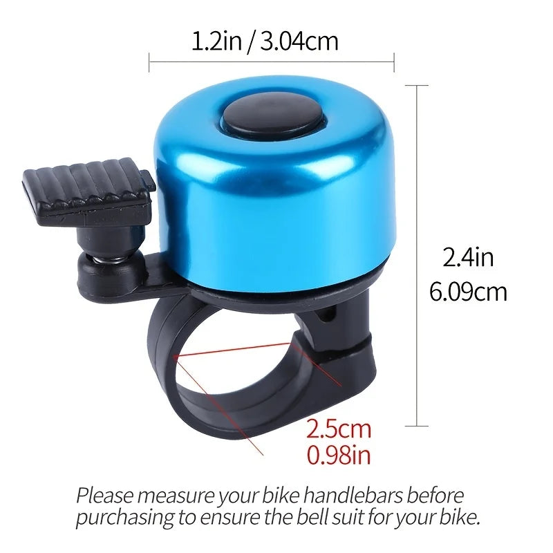 BUCKLOS Q-Shape Aluminum Bicycle Bell – Loud Clear Sound