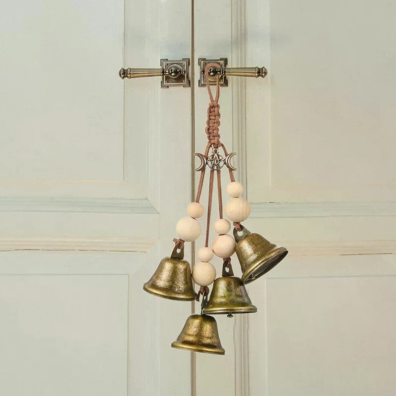 Vintage Hanging Bell Décor – Magic Wind Chimes for Doors
