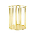 Golden Iron Makeup Brush Holder – Desktop Cosmetic Organizer