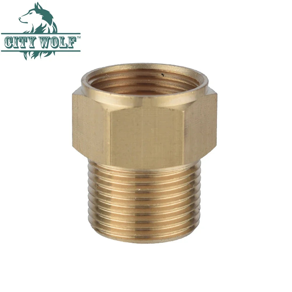 M22 Brass Pressure Washer Adapter – M22/14 to M22/15 Connector