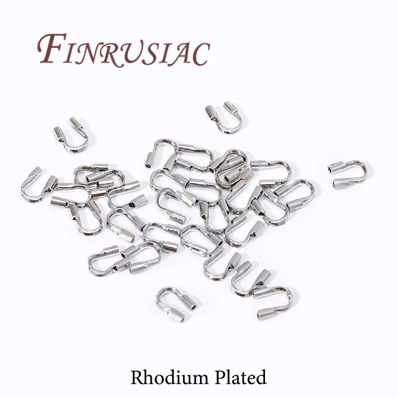 14K Gold Plated Wire Protectors U-Shape Loops | Jewelry Making