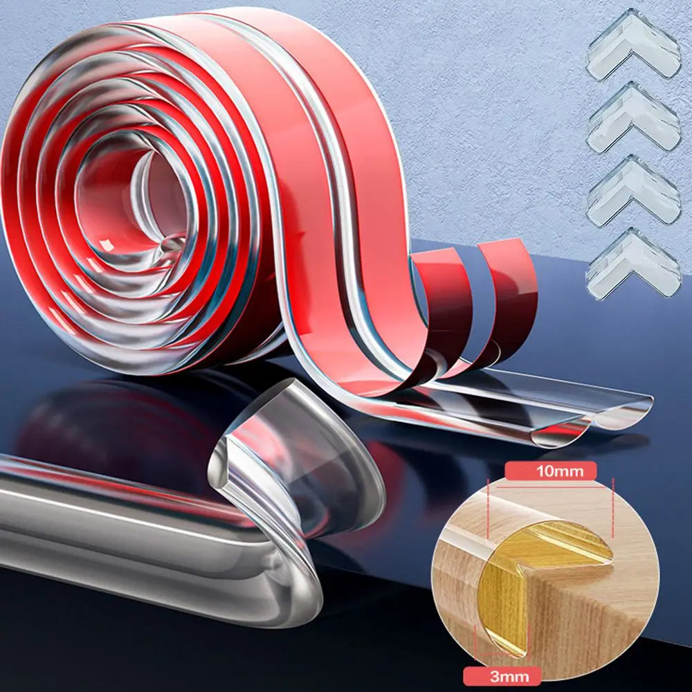 Baby Proofing Corner Guard & Table Edge Protector – Clear PVC