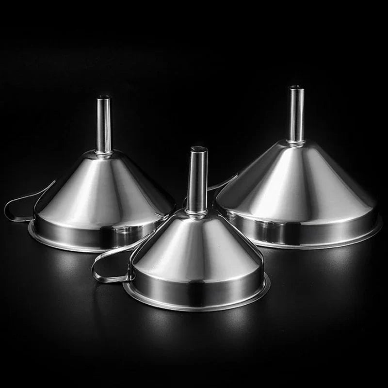 Stainless Steel Wide Mouth Funnel – Canning, Oil & Bar Use
