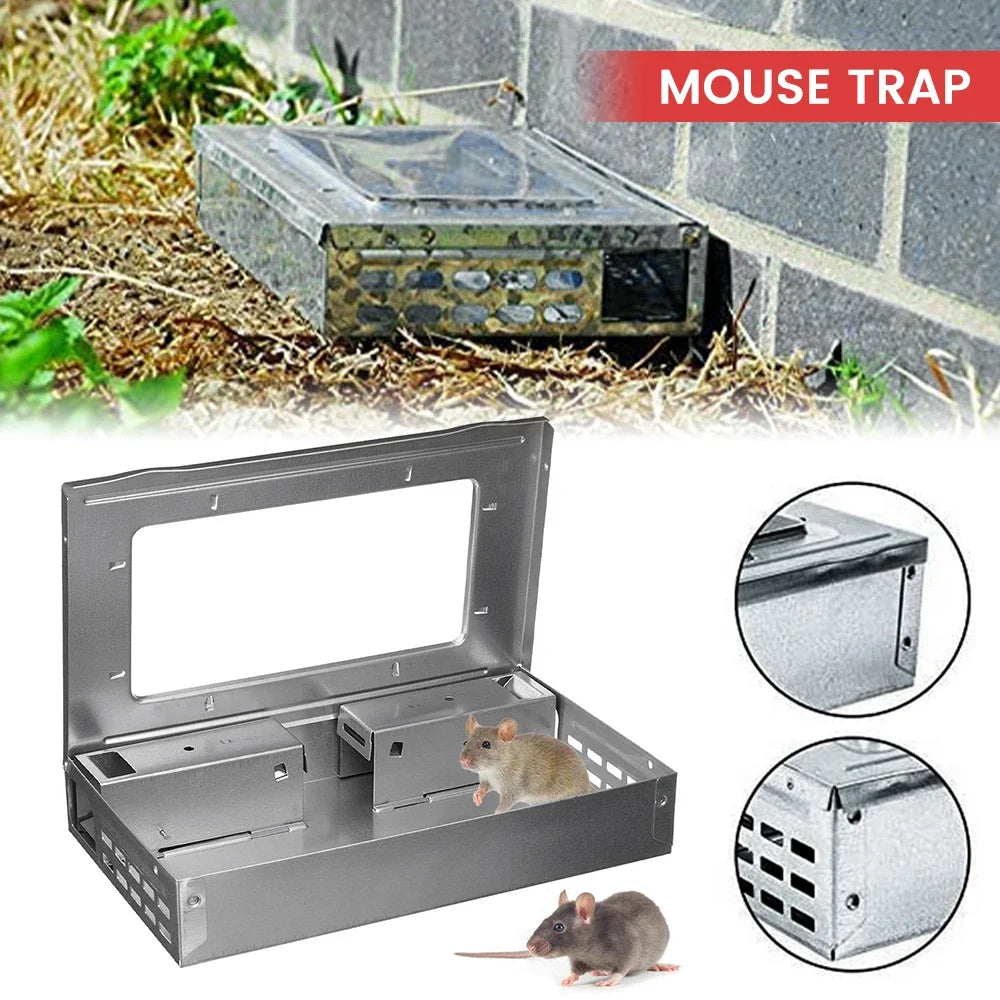 Reusable Mouse Catcher Trap with Protective Cover | Rodent Control