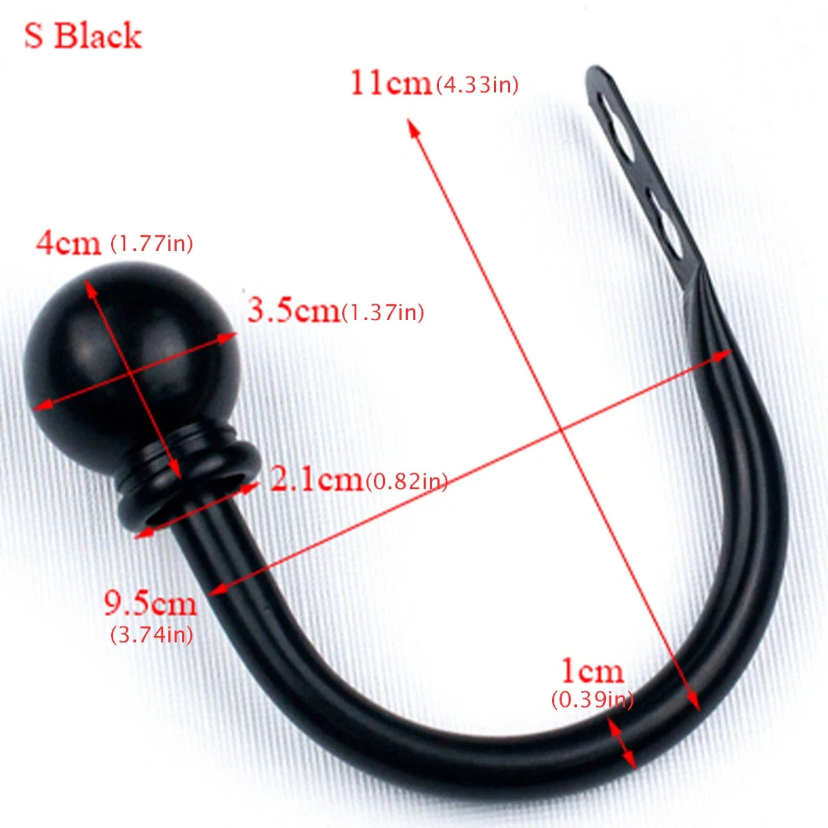 2Pcs Metal Curtain Holdbacks U-Shape Wall Tie Back Hooks