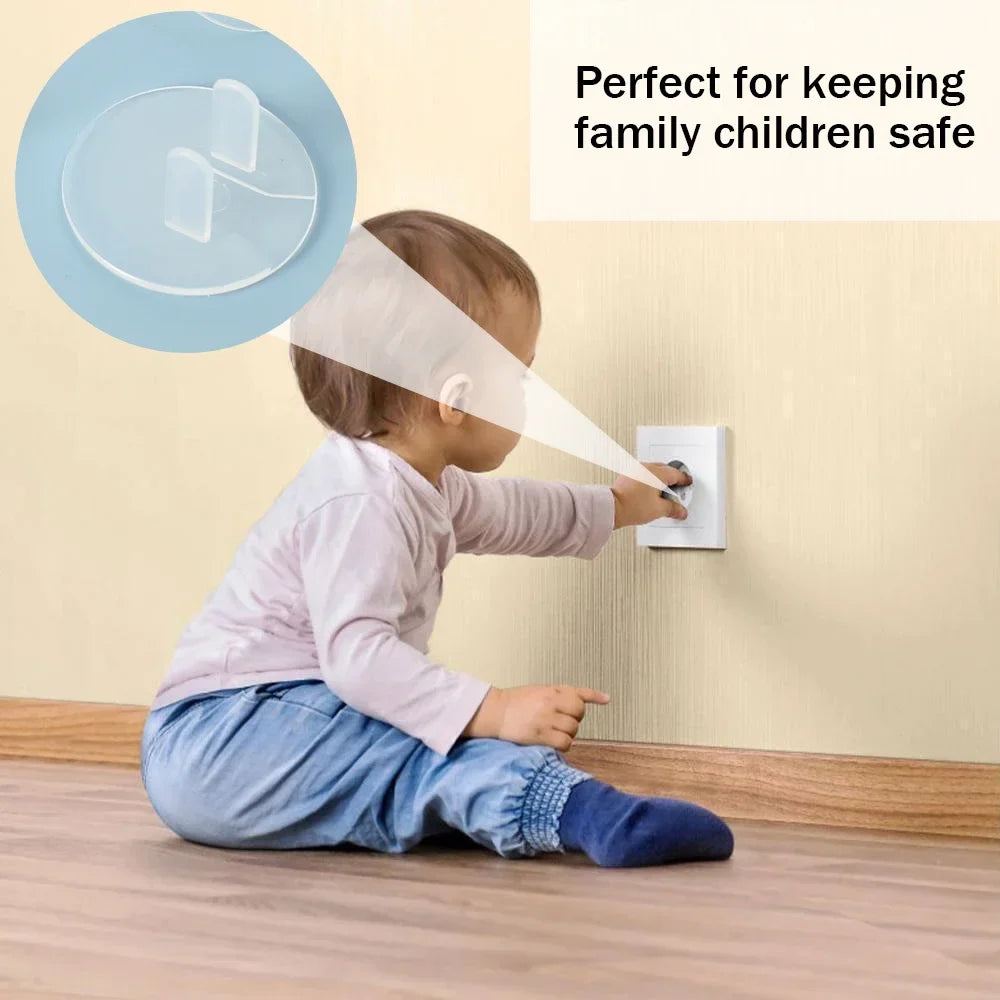 10-Pack Baby Safety Outlet Covers – Childproof Socket Protectors