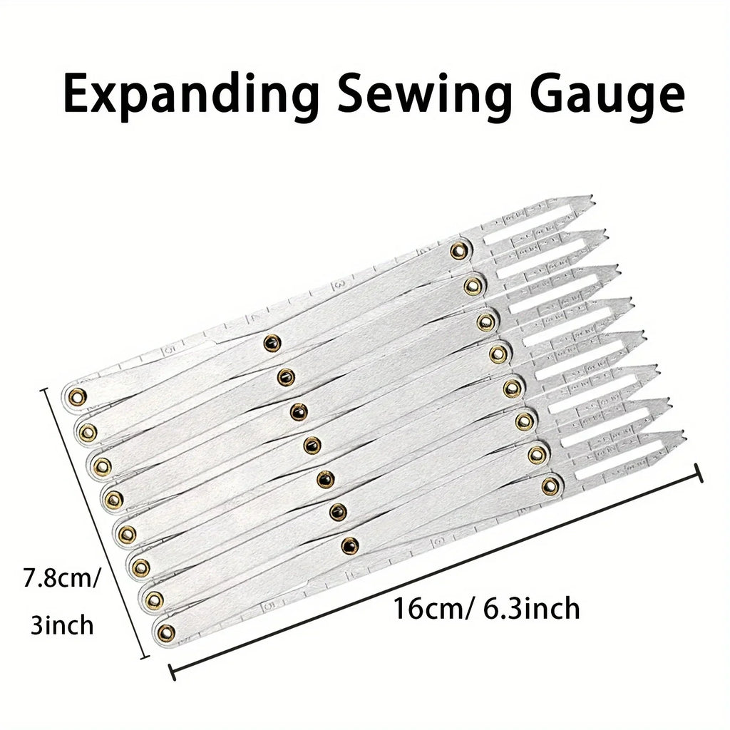 Adjustable Sewing Bisector Ruler – Buttonhole & Pleat Locator