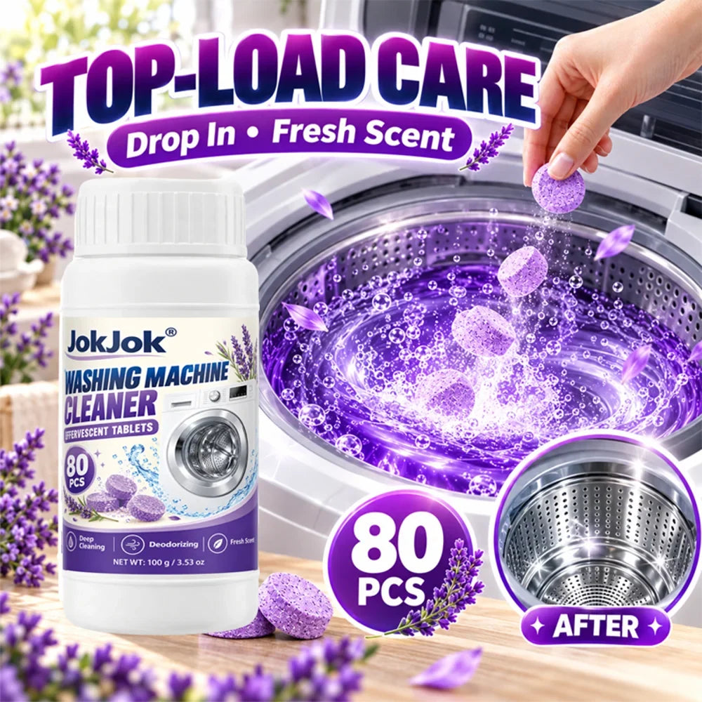 80-Pack Toilet Effervescent Cleaning Tablets – Drop & Clean