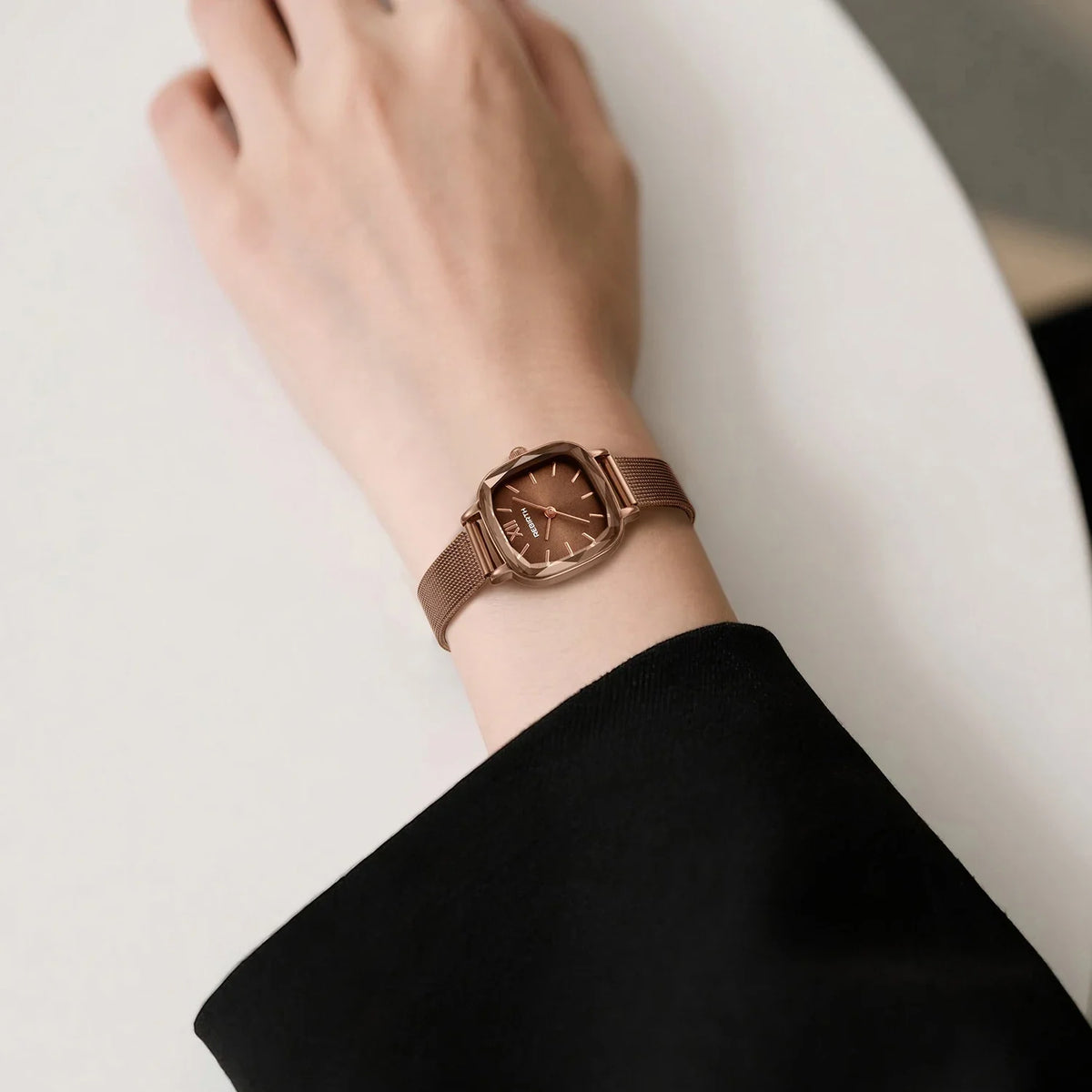 REBIRTH Women's Luxury Quartz Watch – Stainless Steel Band