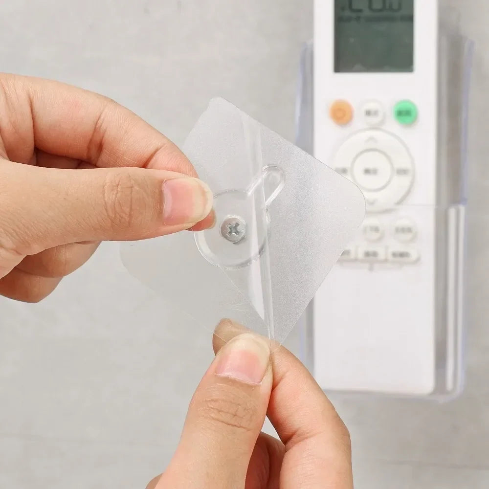 Wall Mount Remote Control Holder – Clear Acrylic Storage Box