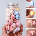 40PCS Marble Mini Makeup Sponge Set with Storage Jar | Nixie