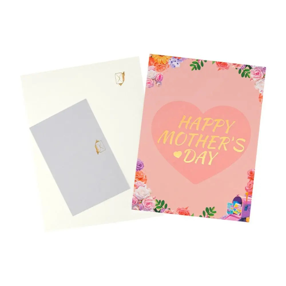 3D Pop-Up Mother's Day Card – Floral Writable Greeting Card