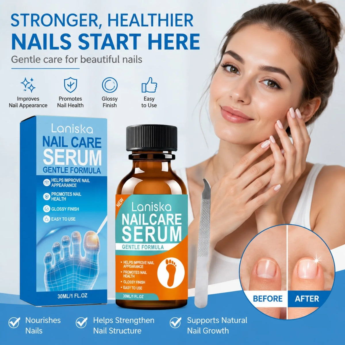 Nail Care Serum – Nourishing Nail Essence for Smooth Nails