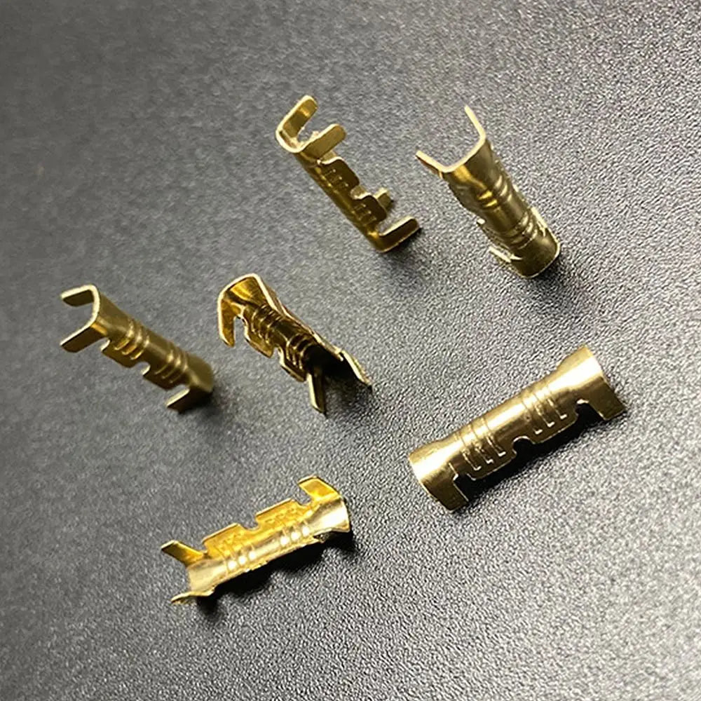 U-Shaped Cold Press Wire Terminal Connectors 50/100/200pcs