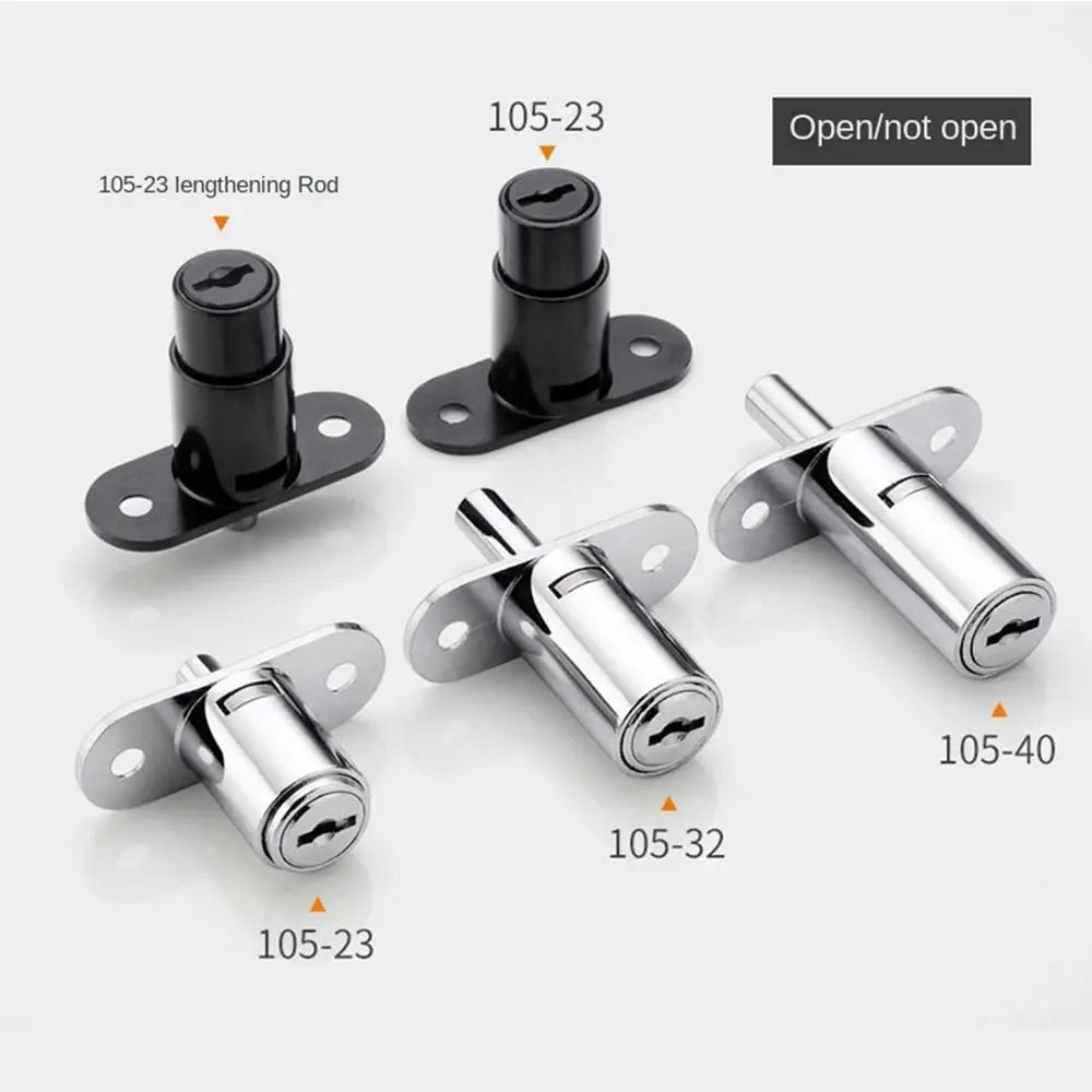 Sliding Door Window Lock with Keys – Zinc Alloy Security Catch
