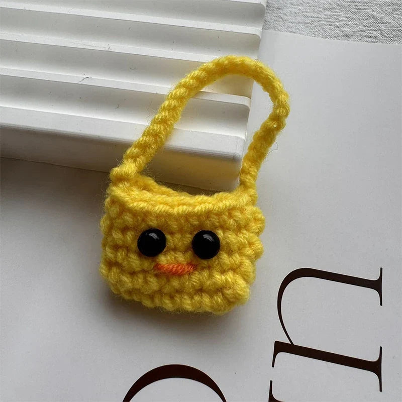 Miniature Handbag with Metal Chain for Dollhouse & Dolls
