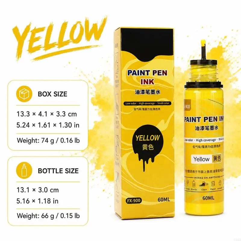 12-Color Oil-Based Paint Set for Models & Crafts – 60ml Bottles