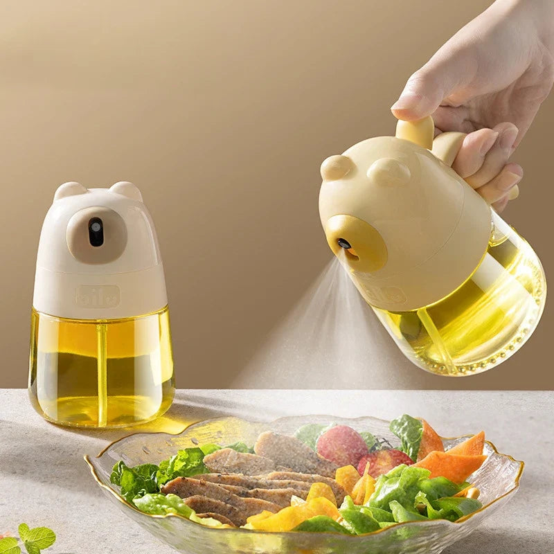 Glass Press-Spray Oil Dispenser Bottle – BBQ, Baking & Kitchen