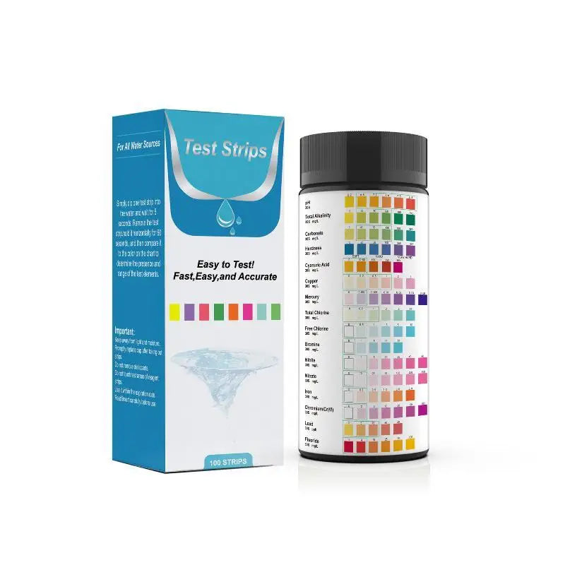 16-in-1 Aquarium Water Test Strips 50/100Pcs | pH & More