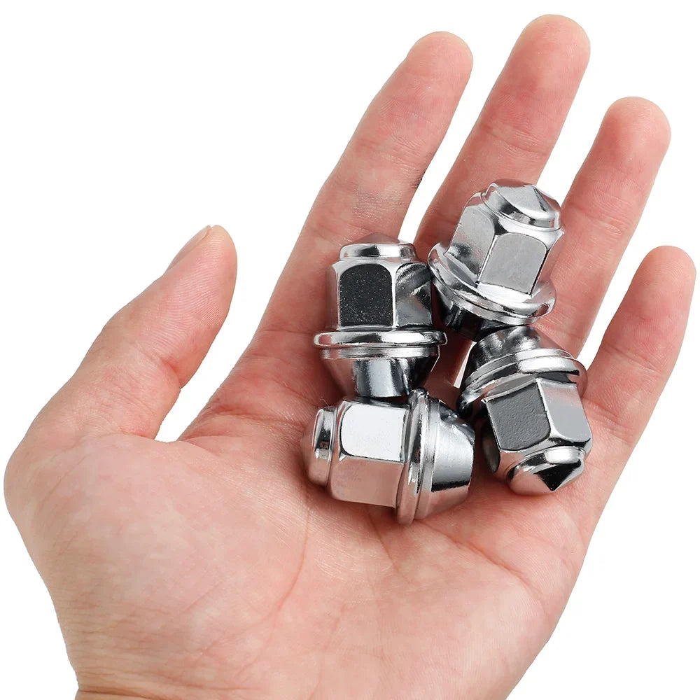 20Pcs M12x1.5 Ford Wheel Nuts 19mm Hex 60° Taper OEM 1678260