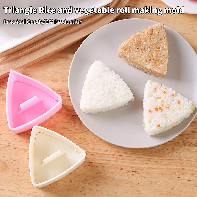 Triangular Onigiri Sushi Mold – DIY Rice Ball Press Tool