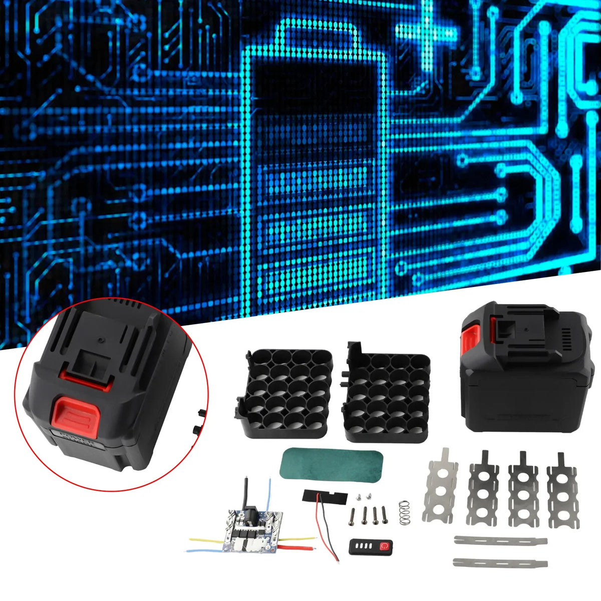 Li-Ion Battery Case & PCB Protection Board – 10/15/20 Core