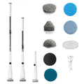 Wireless Electric Cleaning Brush – 8 Heads & Long Handle