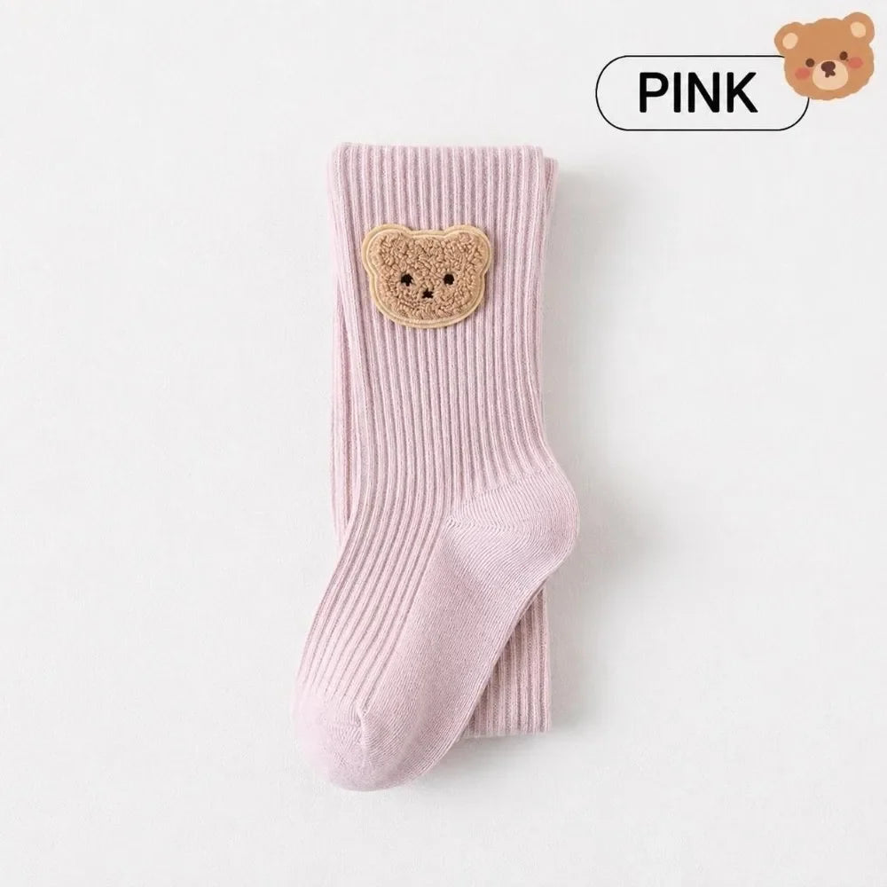 Soft Cotton Baby Girls Footed Leggings | Toddler Tights 0–6 Yrs