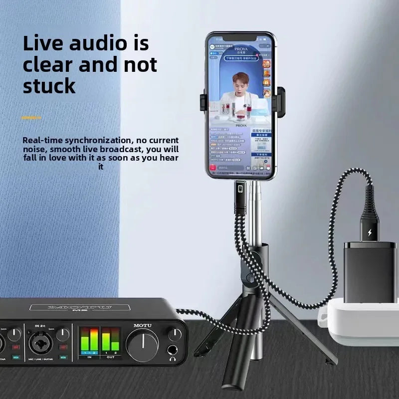Live Streaming Sound Card OTG Adapter Cable for Android