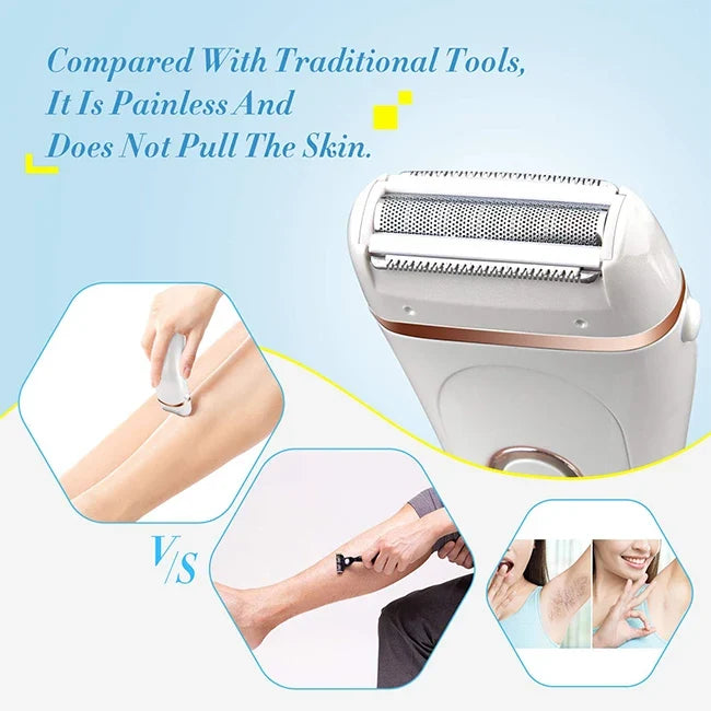 DUTRIEUX Electric Epilator – Women's Body & Face Hair Remover