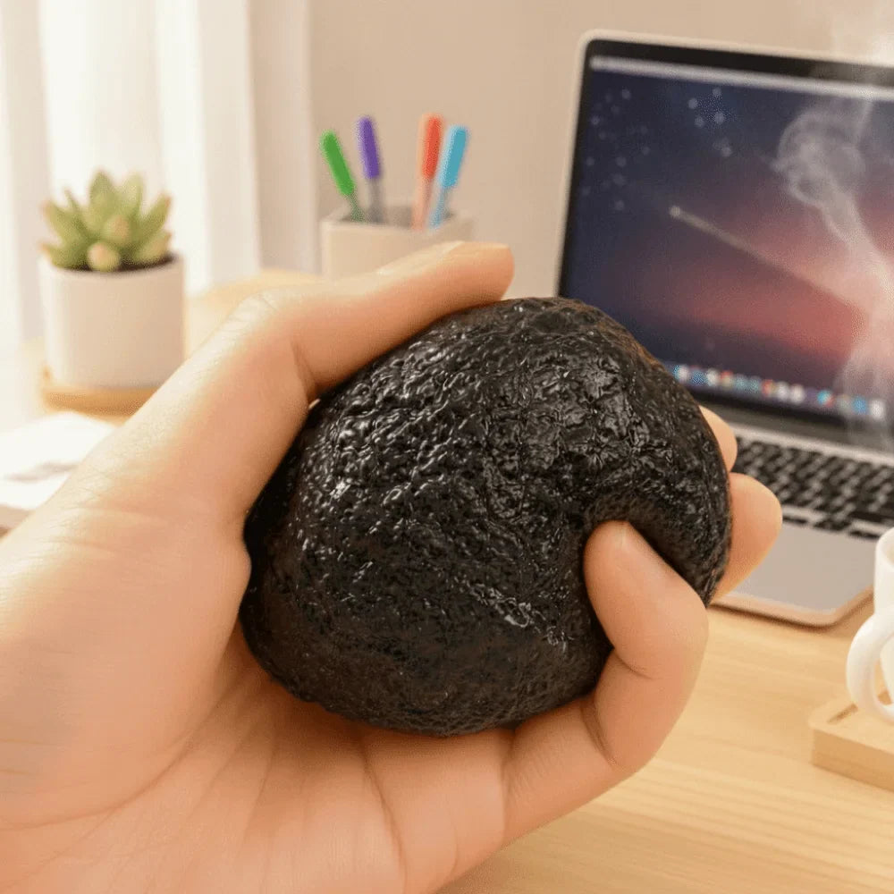 Stone Shaped Stress Ball Fidget Squeeze Toy for Adults