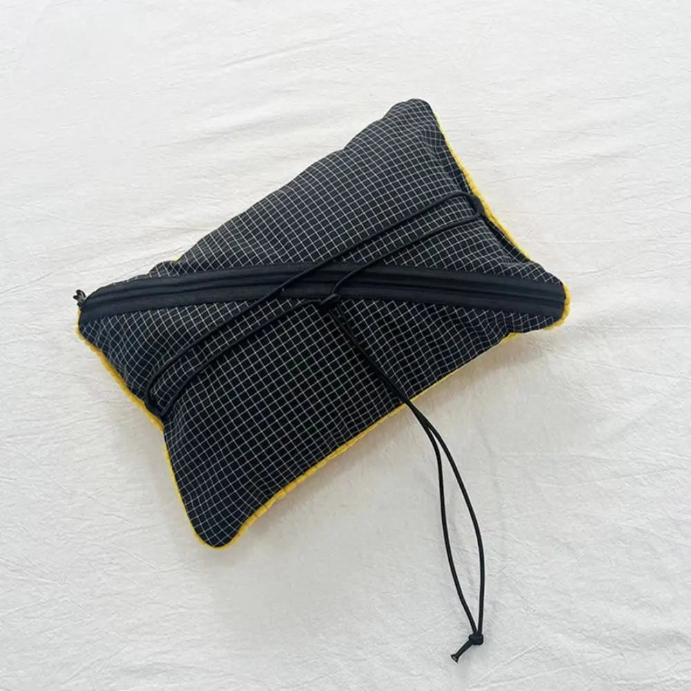 2-in-1 Pillow Storage Bag – Camping Headrest & Organizer