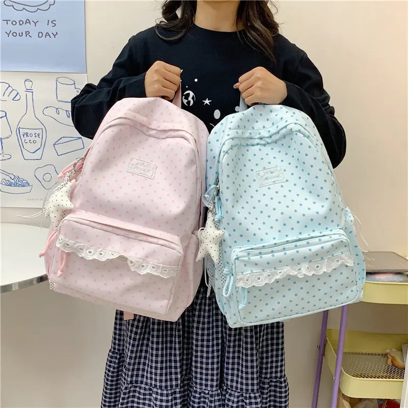 Korean Style Student Backpack – Cute & Stylish 20-35L