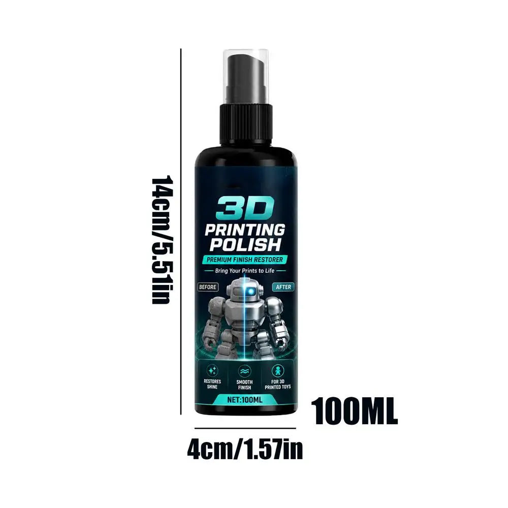 3D Print Polishing Spray – High-Gloss Smoothing Coat 100ml