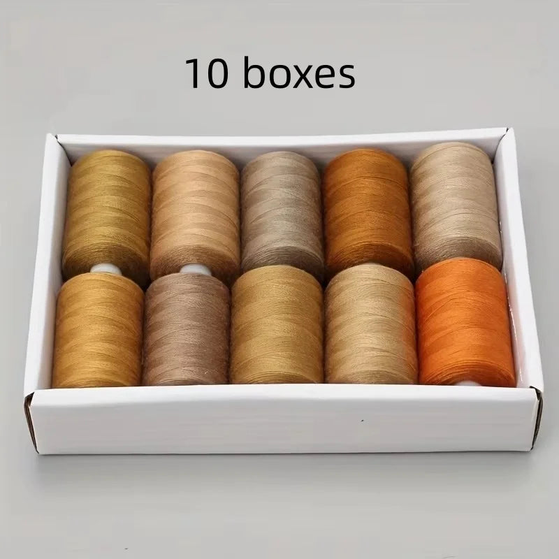 Polyester Sewing Thread Brown Series – Quilting & Embroidery
