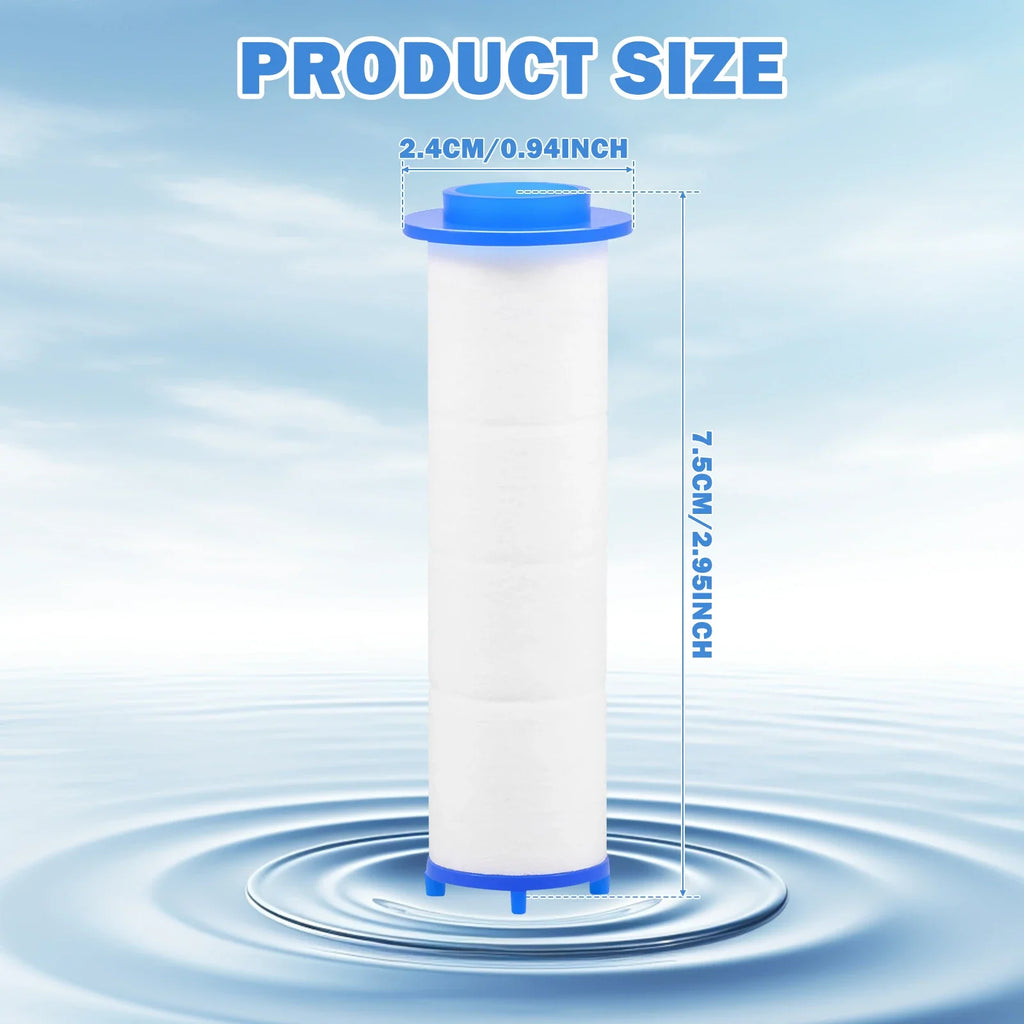 20-Pack PP Cotton Shower Head Filter Replacement Cartridges