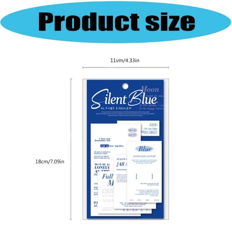 Waterproof Decorative Scrapbooking Stickers – 6 Styles