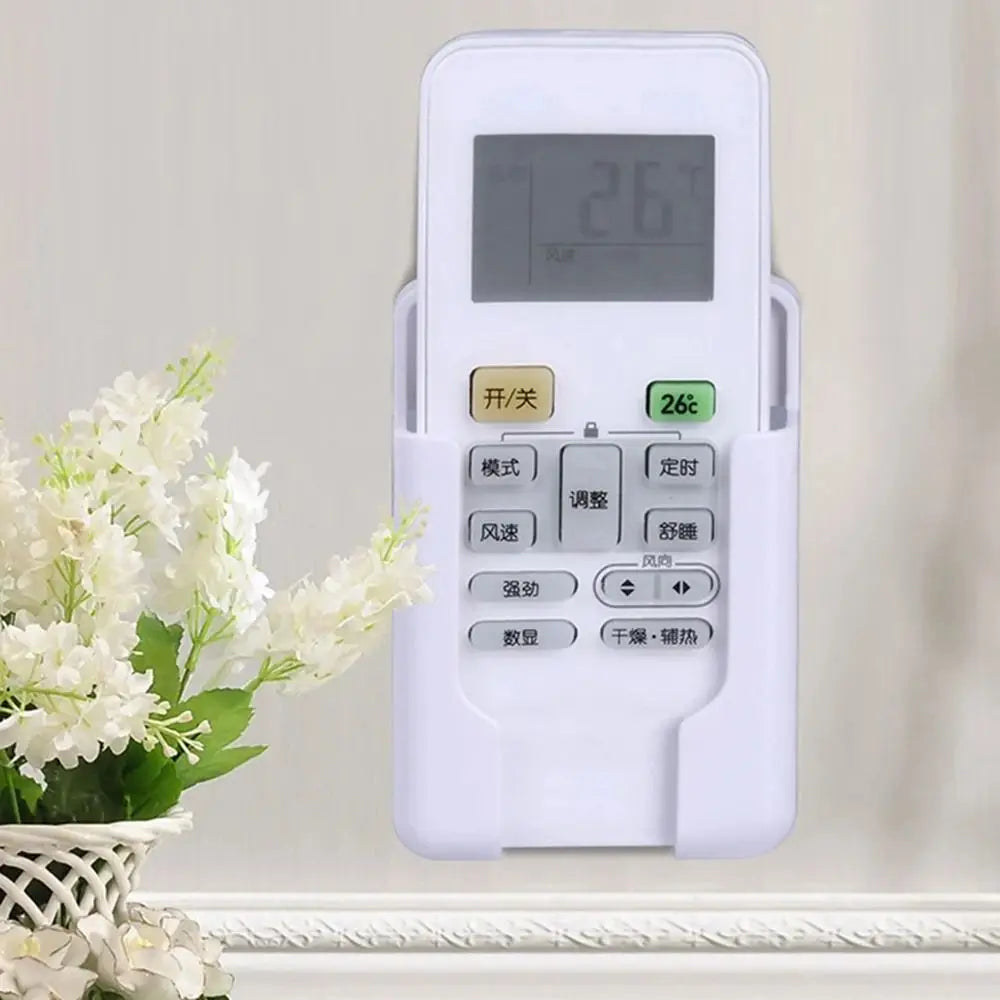Wall Mount Remote Control Holder – No-Drill Universal Bracket
