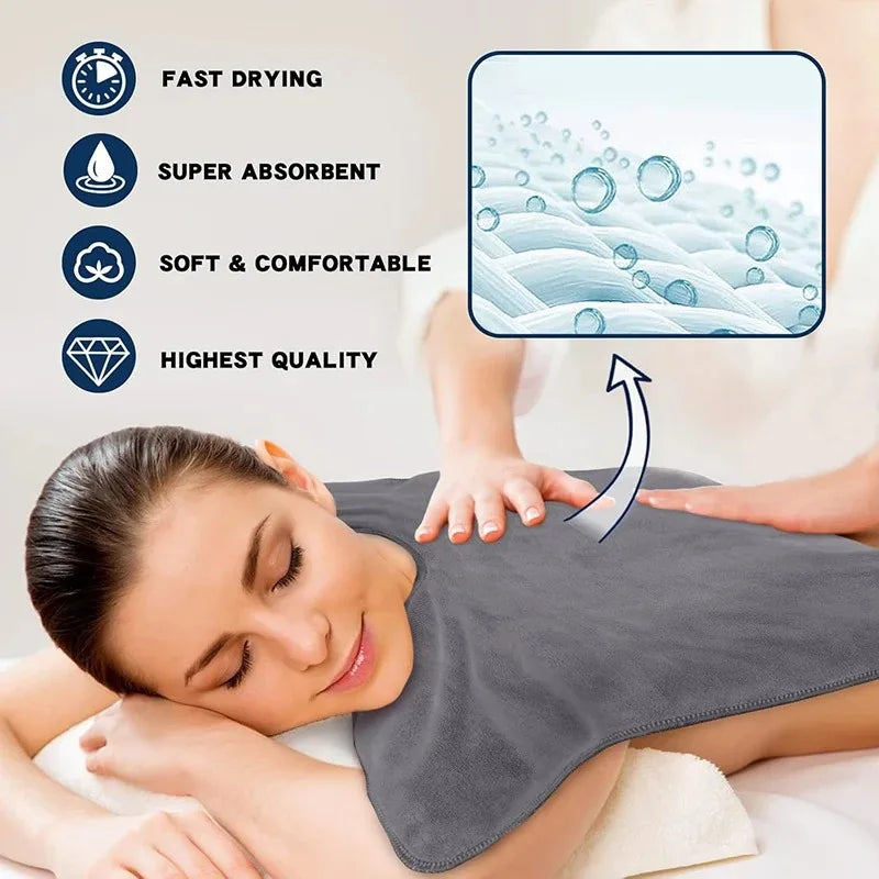 U-Shaped Spa Face Towel – Soft Microfiber Beauty Towel