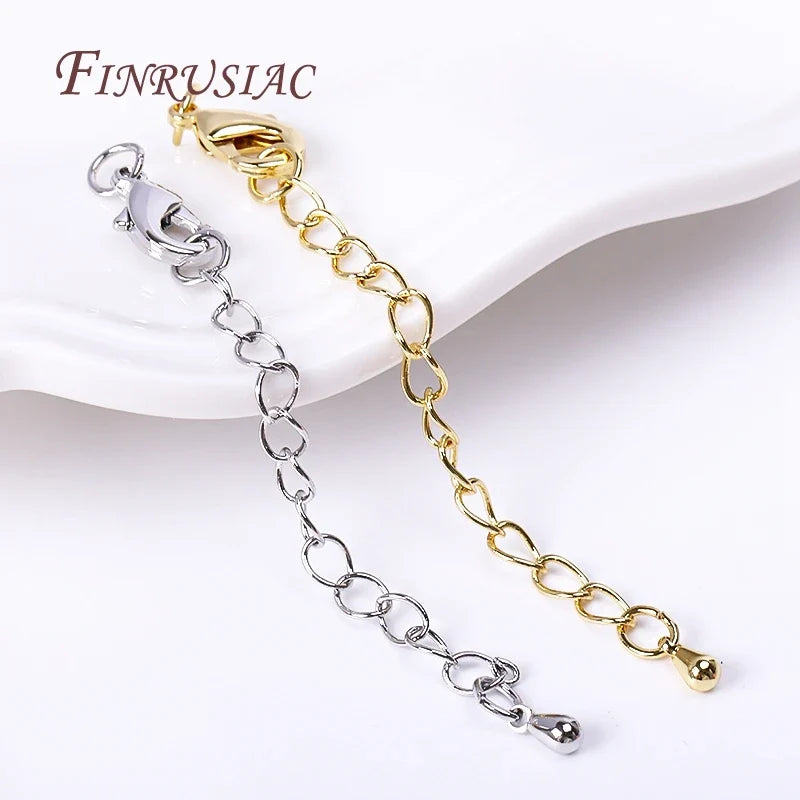 Gold Plated Lobster Clasp Extension Chain 66mm – DIY Jewelry