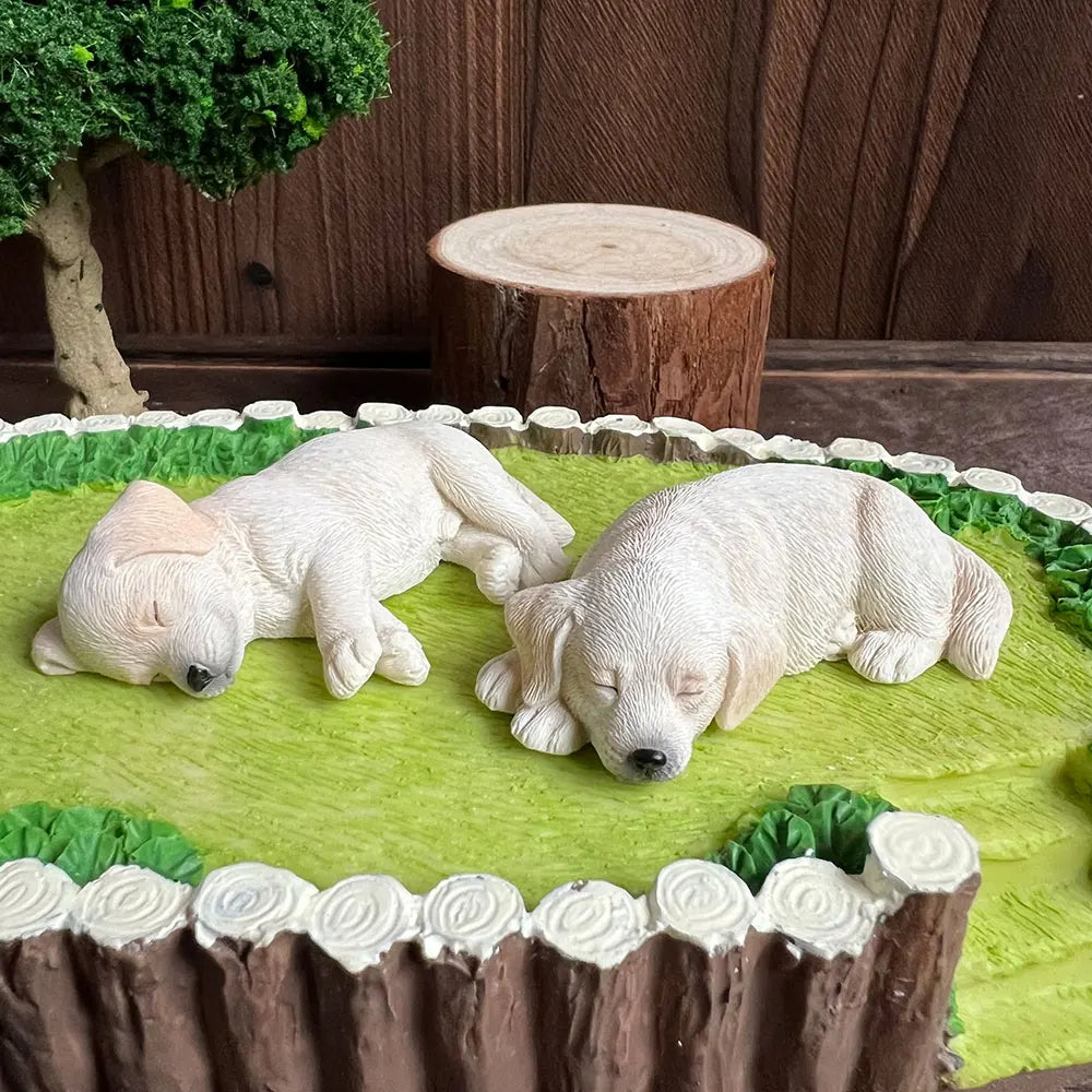 Sleeping Dog Silicone Mold – Soap Resin Plaster Craft Mold