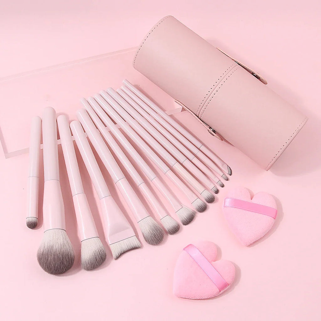 Professional 16-Piece Makeup Brush Set | Complete Travel Kit