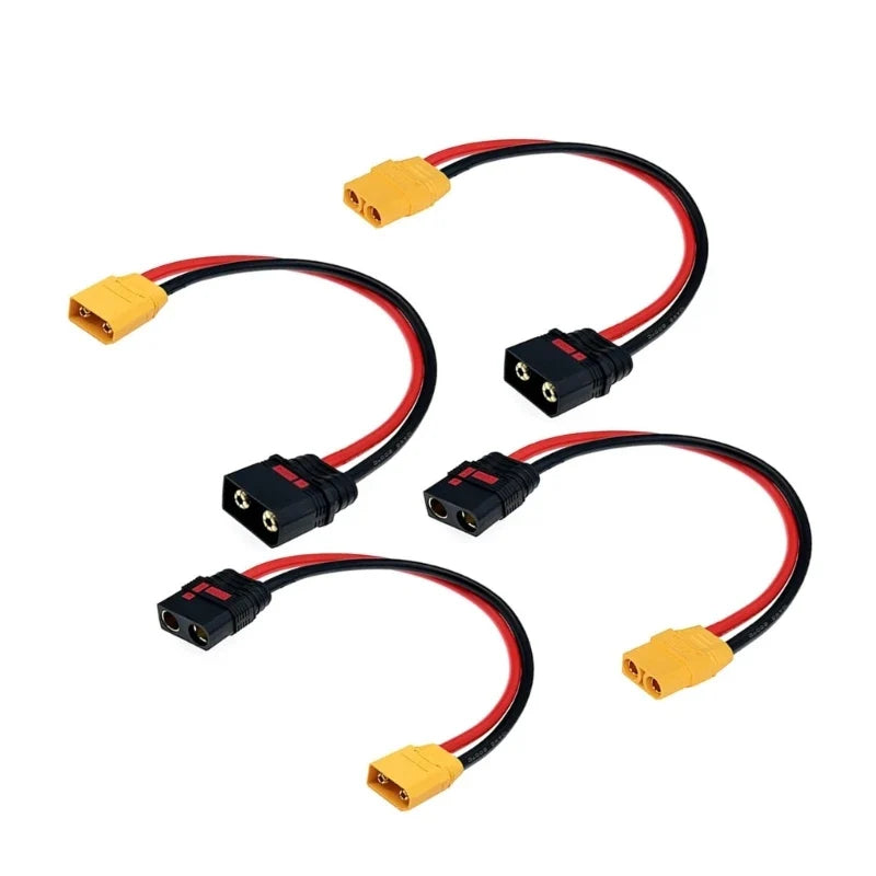 XT90 to QS8 Adapter Cable 10AWG Power Connector Cord